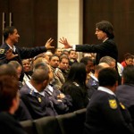 Dr John Demartini works with South African Police Services