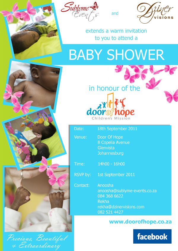Baby shower in Honour of the Door Of Hope Children’s mission