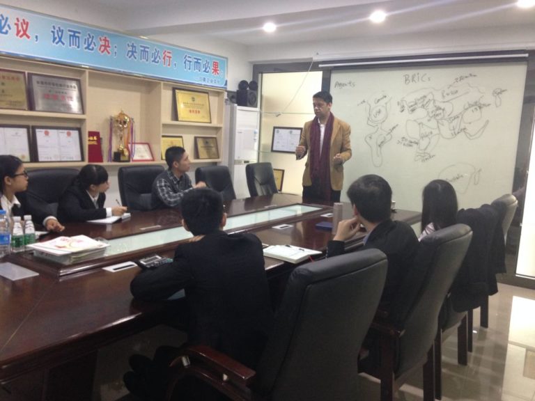 BRICS Sales Workshop for Chinese Company in Guangdong, China