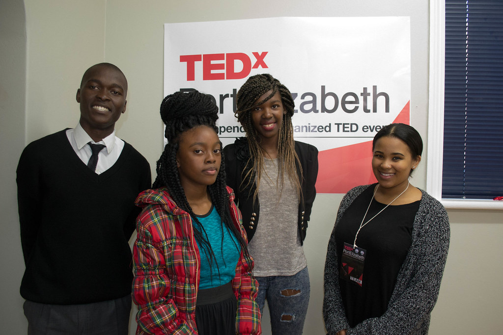 Mdali Group and TEDx team member, Bianca Phillips at 2016 TEDxPortElizabeth conference at AFDA
