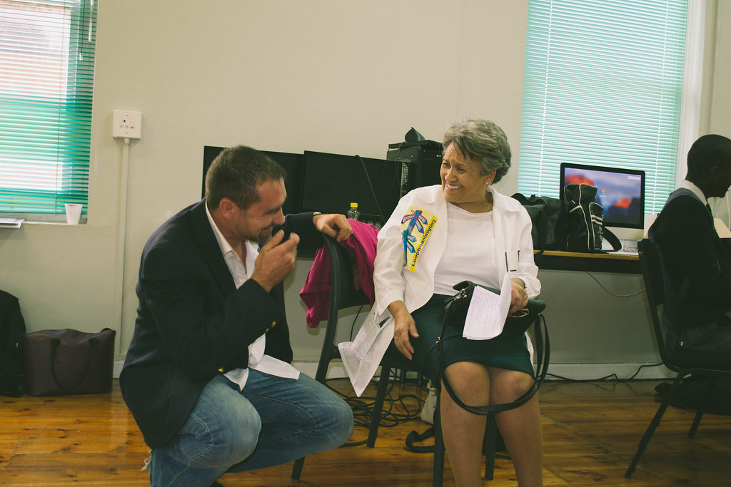 Wehan van Jaarsveld and Elizabeth Muller after her TEDx Talk: Foster a Love of Reading in Children
